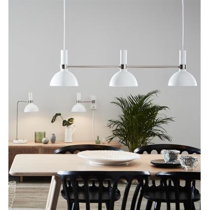 Markslöjd 107500 - Lysekrone i en snor LARRY 3xE27/60W/230V