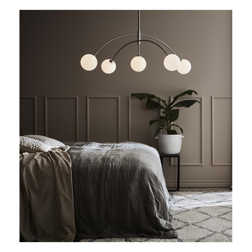 Markslöjd 107559 - Lysekrone i en snor HEAVEN 5xG9/28W/230V