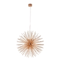 Markslöjd 107752 - Pendel SOLEIL 12xE14/20W/260V Rosenguld