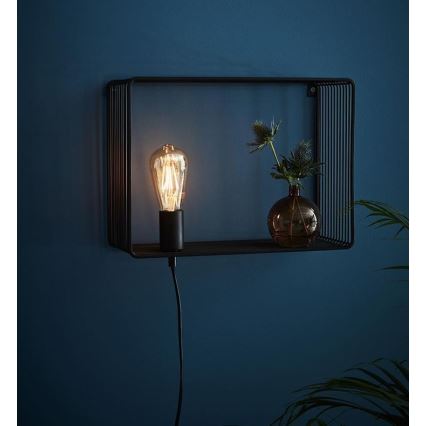 Markslöjd 107814 - Væglampe SHELF 1xE27/60W/230V