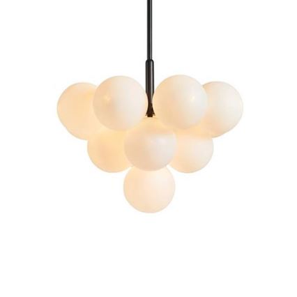 Markslöjd 107911 - Lysekrone på stang MERLOT 13xG9/20W/230V Ø 56 cm hvid/sort