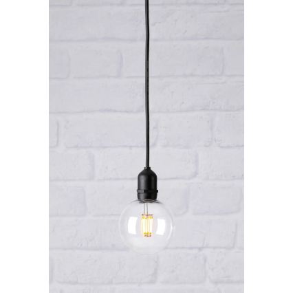 Markslöjd 107989 - LED udendørs hængelampe GARDEN24 LED/2,86W/24V IP44 sort/klar