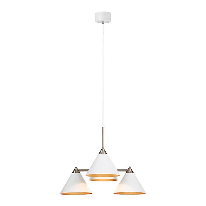 Markslöjd 108077 - Pendel KLINT 4xE14/40W/230V hvid