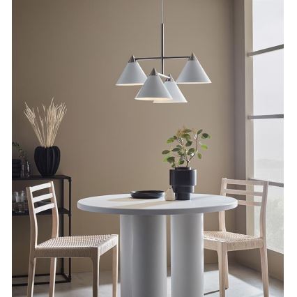 Markslöjd 108077 - Pendel KLINT 4xE14/40W/230V hvid