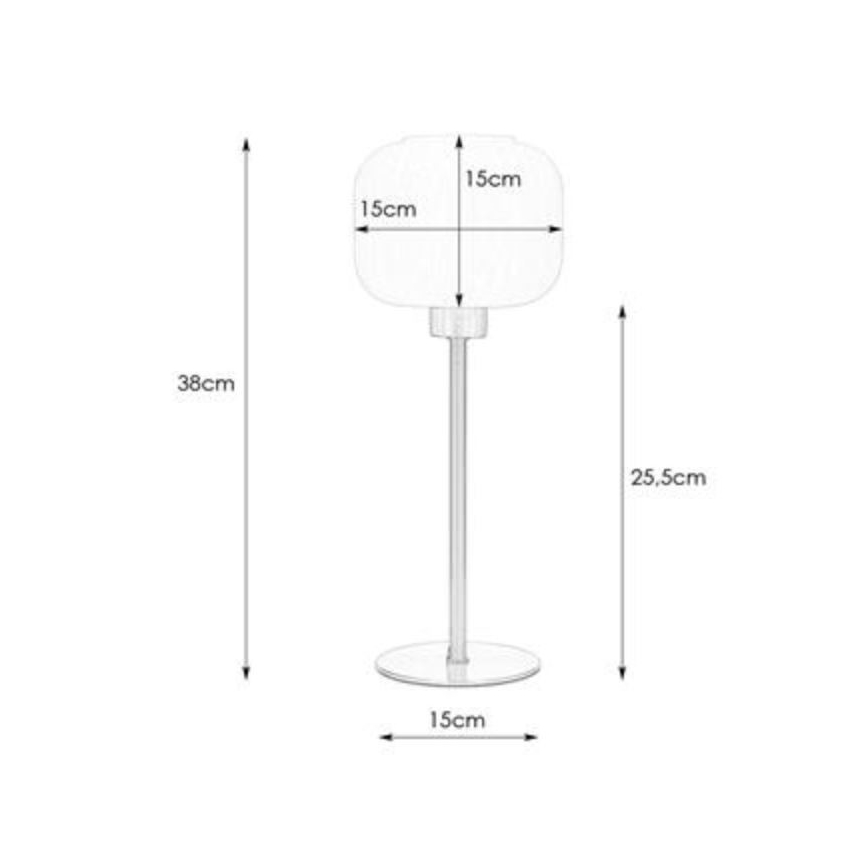 Markslöjd 108121 - Bordlampe SOBER 1xE27/60W/230V mat krom