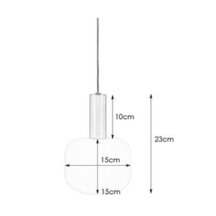 Markslöjd 108122 - Pendel SOBER 1xE14/40W/230V mat krom