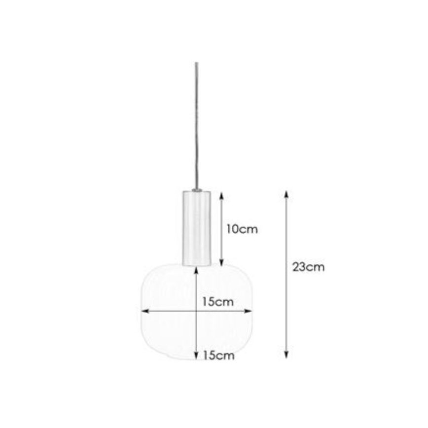 Markslöjd 108122 - Pendel SOBER 1xE14/40W/230V mat krom