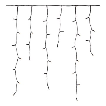 Markslöjd 108179 - LED udendørs julelysgardin GARDEN24 160xLED/24V 3,1m varm hvid