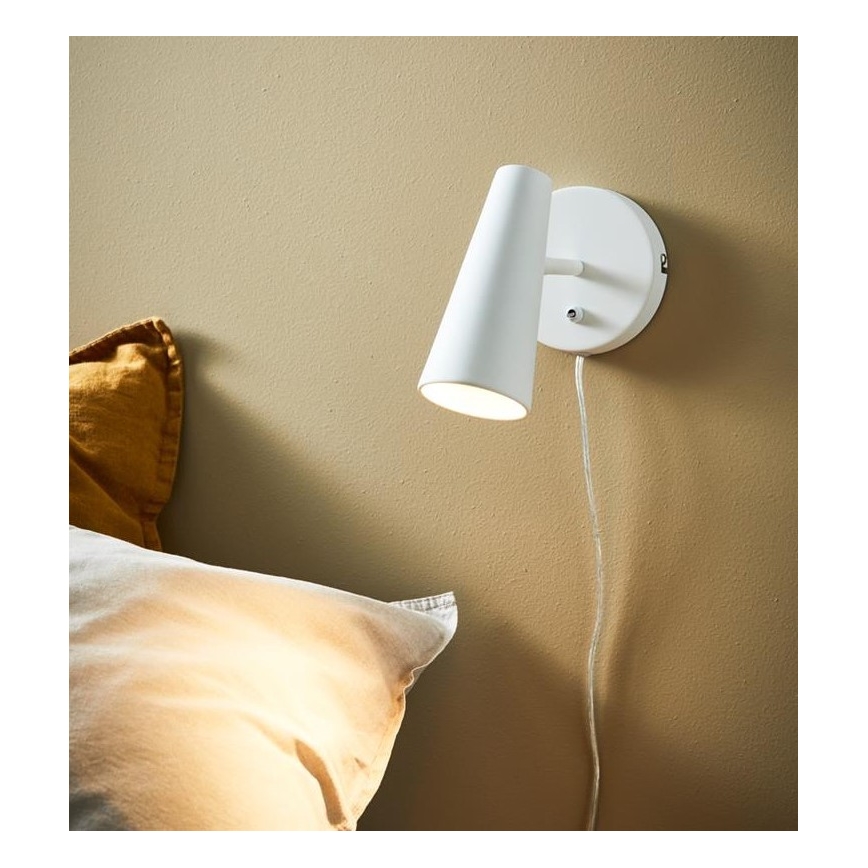 Markslöjd 108199 - Vægspot CREST 1xGU10/7W/230V hvid