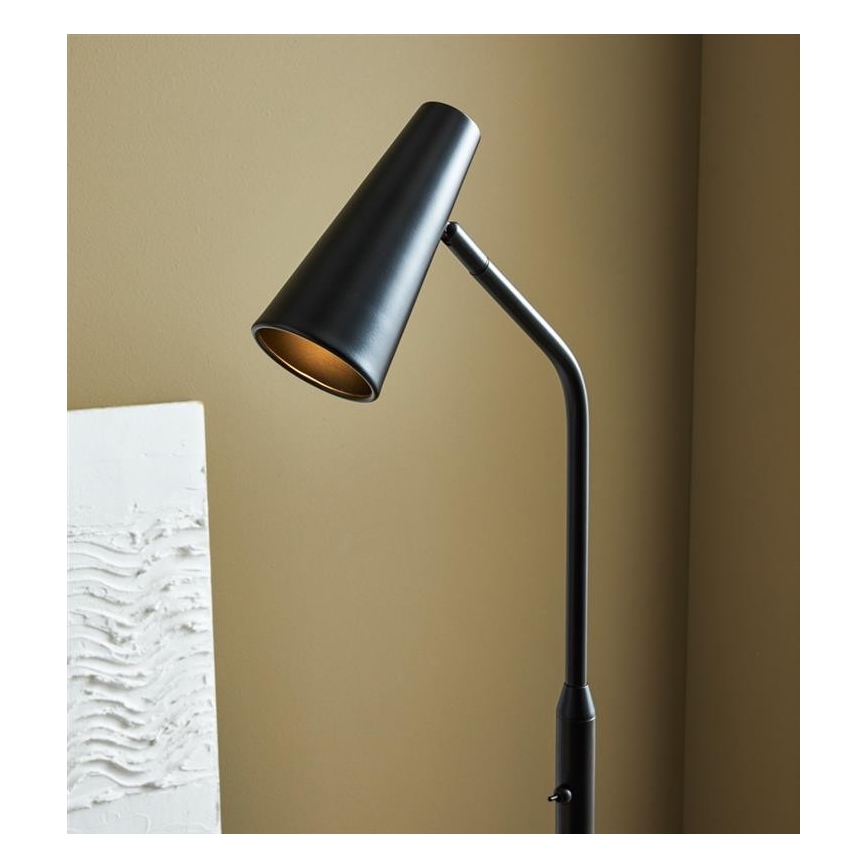 Markslöjd 108206 - Gulvlampe CREST 1xGU10/7W/230V sort