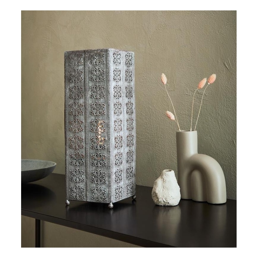 Markslöjd 108222 - Bordlampe AGRA 1xE14/18W/230V grå