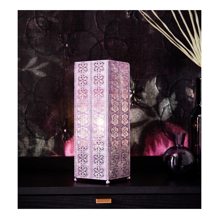 Markslöjd 108224 - Bordlampe AGRA 1xE14/18W/230V lilla