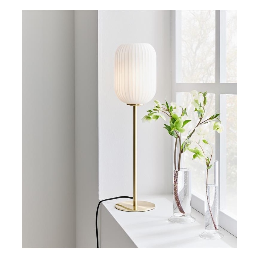 Markslöjd 108251 - Bordlampe CAVA 1xE14/40W/230V guldfarvet