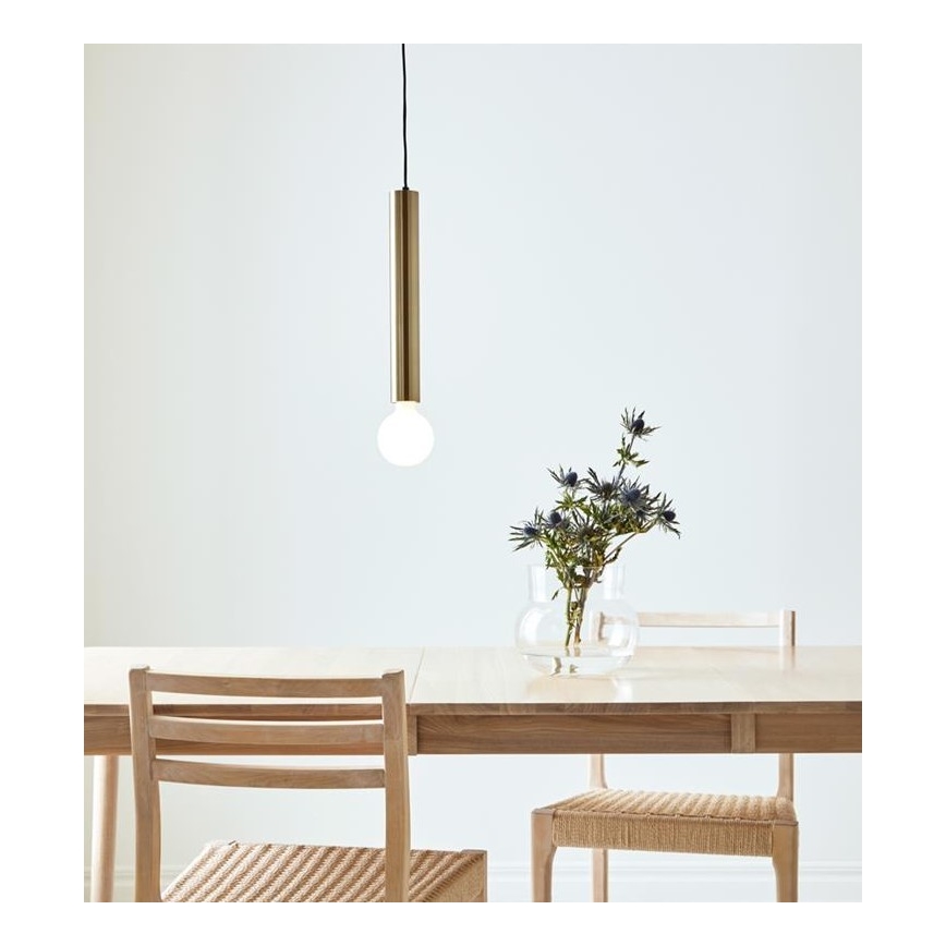 Markslöjd 108259 - Pendel SENCILLO 1xE27/40W/230V guldfarvet