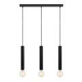 Markslöjd 108262 - Pendel SENCILLO 3xE27/40W/230V sort