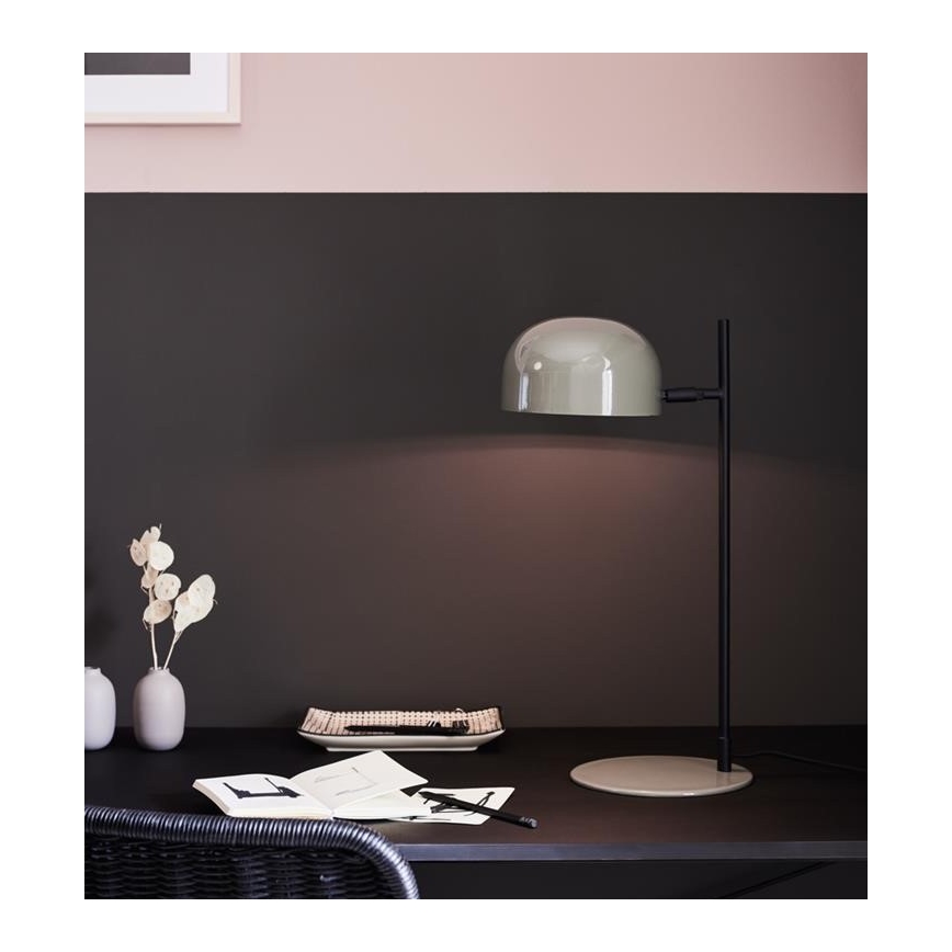 Markslöjd 108292 - Bordlampe POSE 1xE14/25W/230V grå