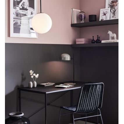 Markslöjd 108292 - Bordlampe POSE 1xE14/25W/230V grå