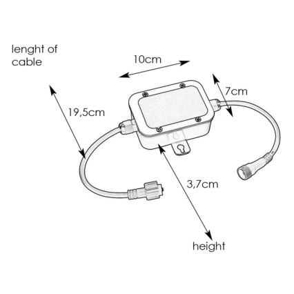 Markslöjd 108332 - Sikringsboks GARDEN24 24V IP44