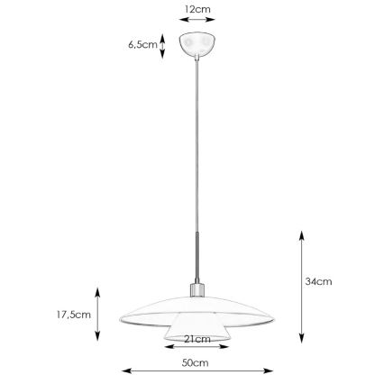 Markslöjd 108431 - Pendel MILLINGE 1xE27/40W/230V sort