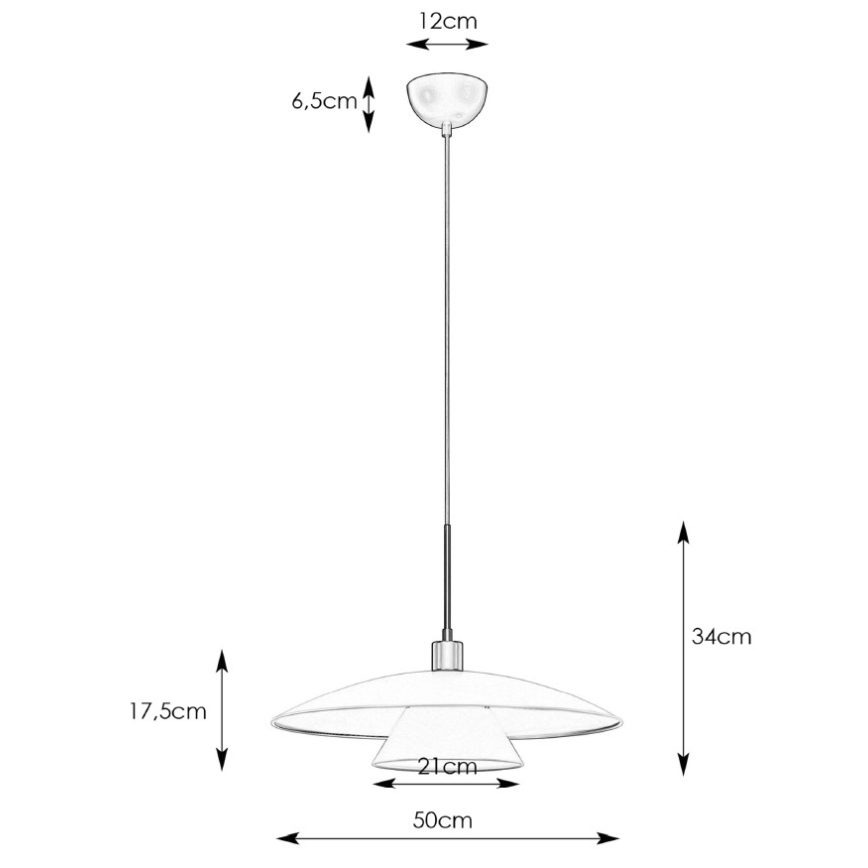 Markslöjd 108431 - Pendel MILLINGE 1xE27/40W/230V sort