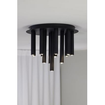 Markslöjd 108505 - Loftlampe GOCCE 13xG9/10W/230V sort