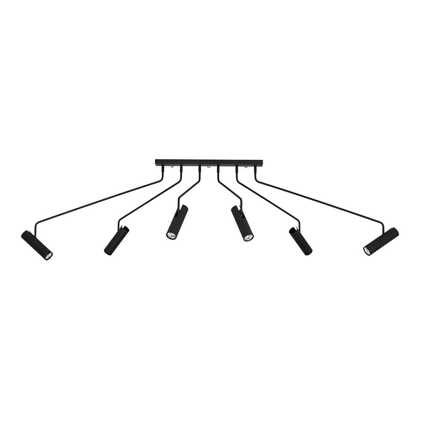 Markslöjd 108508 - Spotlampe RAMUS 6xGU10/25W/230V sort