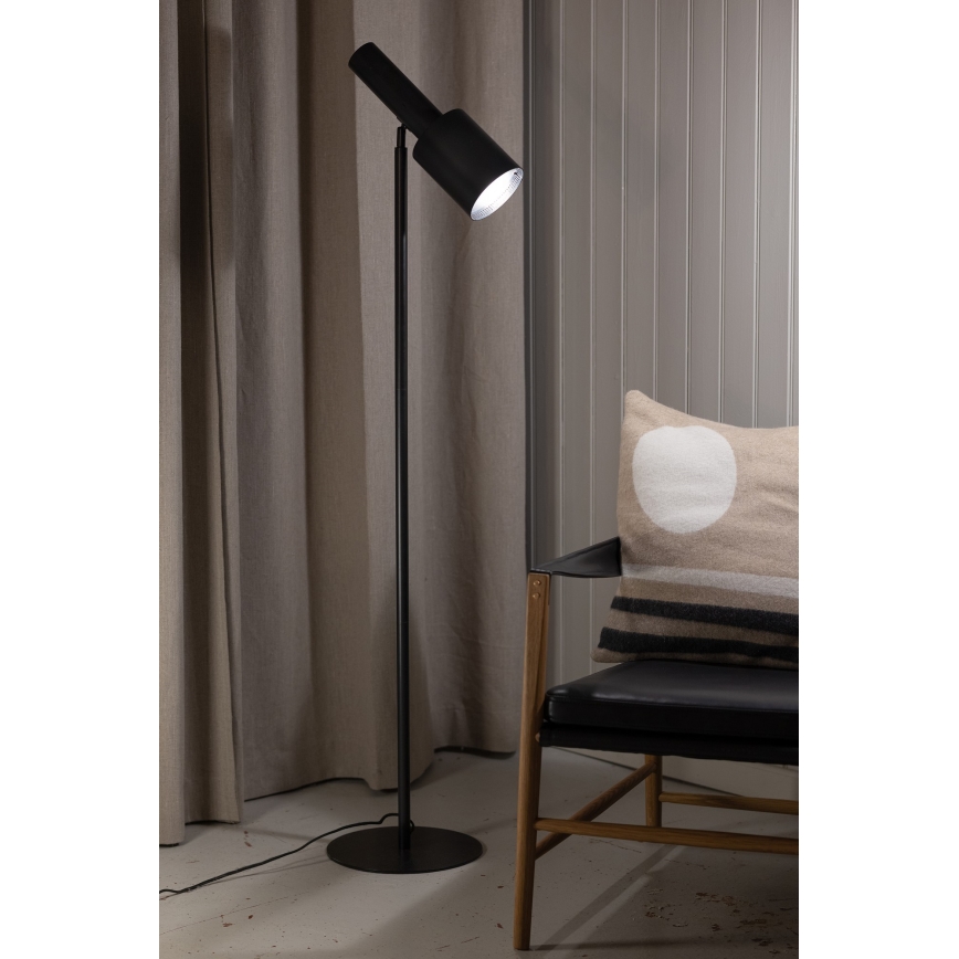 Markslöjd 108542 - Gulvlampe OZZY 1xE27/40W/230V sort