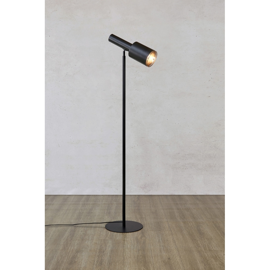 Markslöjd 108542 - Gulvlampe OZZY 1xE27/40W/230V sort