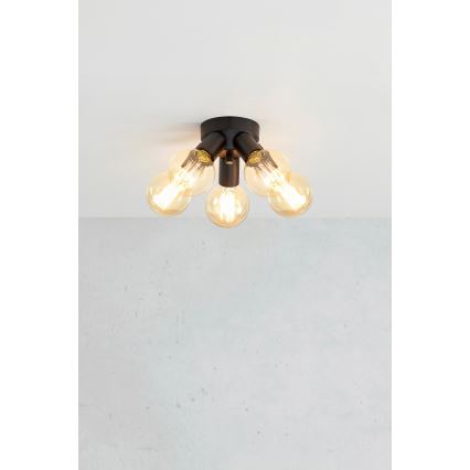 Markslöjd 108552 - Loftlampe MAZZO 5xE27/40W/230V sort