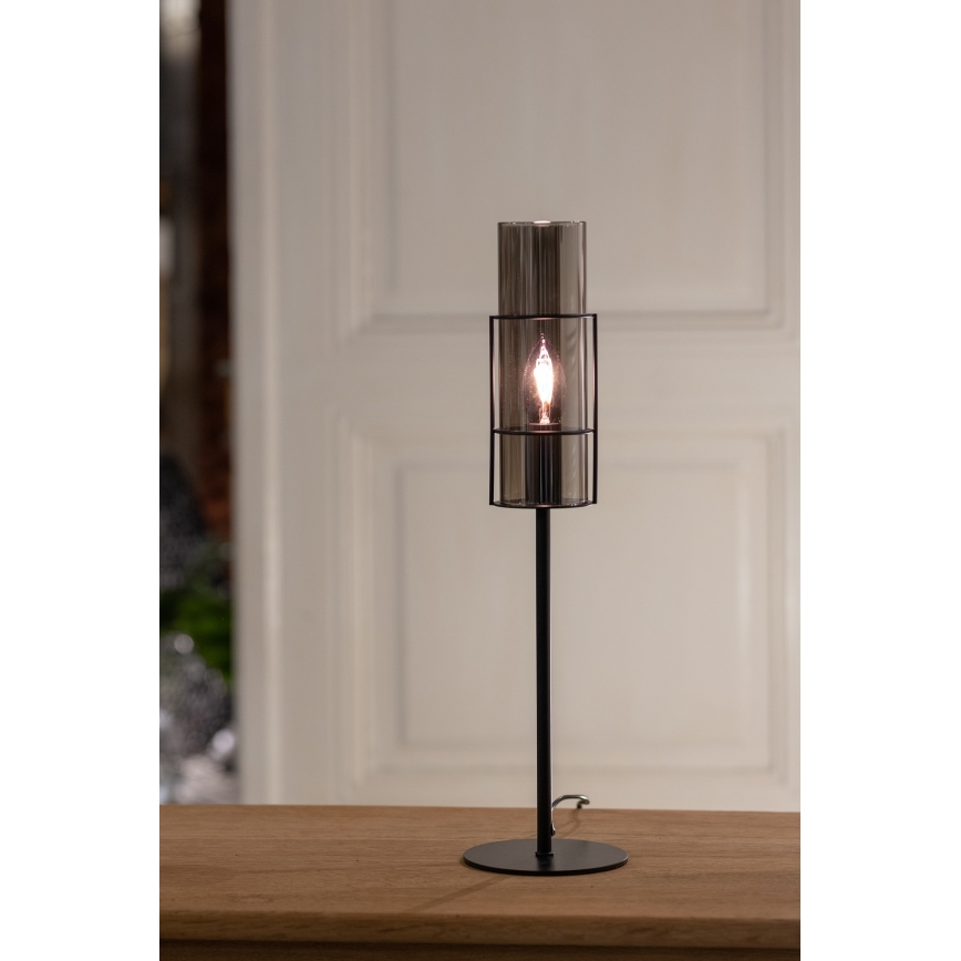 Markslöjd 108559 - Bordlampe TUBO 1xE14/40W/230V 50 cm sort