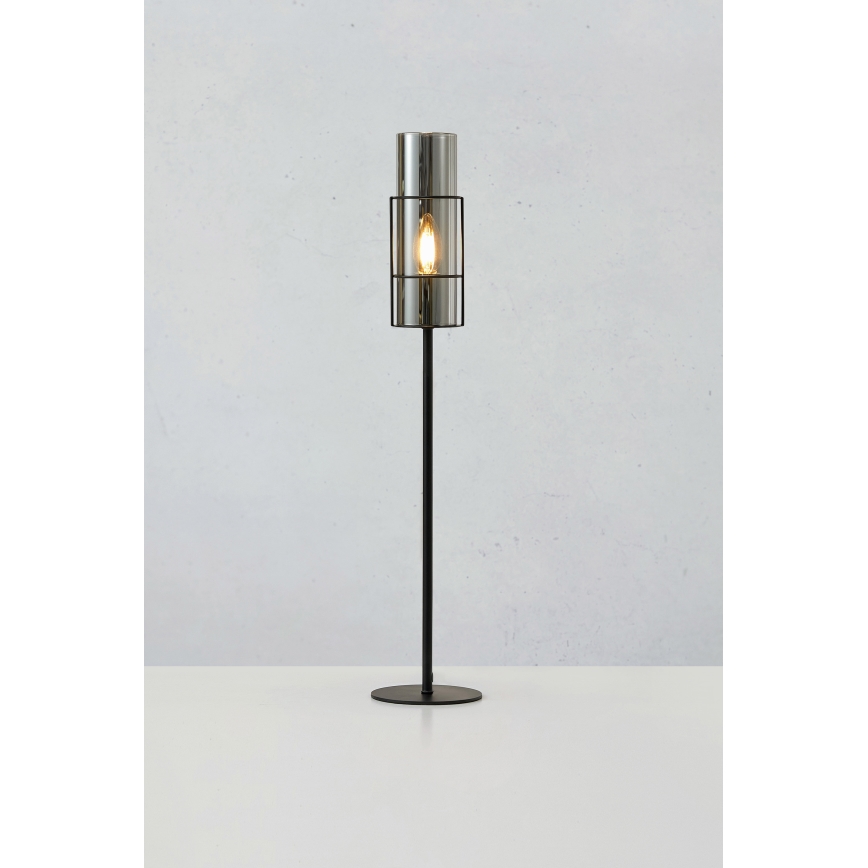 Markslöjd 108560 - Bordlampe TORCIA 1xE14/40W/230V 65 cm sort