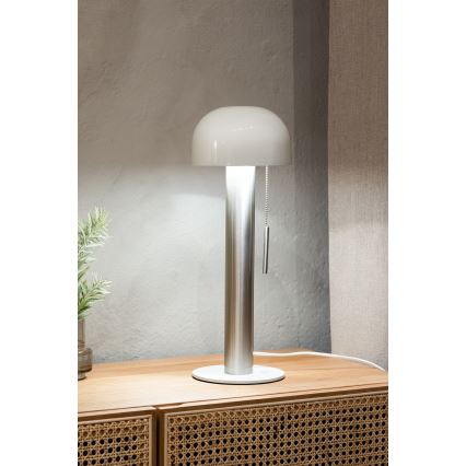 Markslöjd 108577 - Bordlampe COSTA 2xG9/18W/230V hvid/mat krom