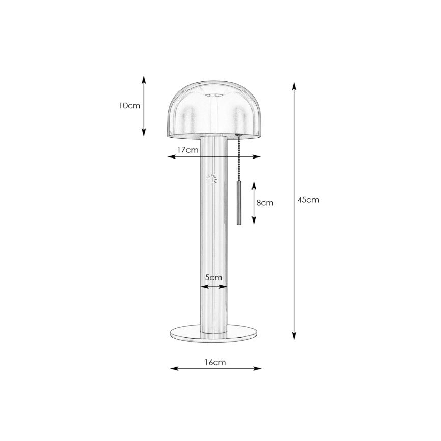Markslöjd 108577 - Bordlampe COSTA 2xG9/18W/230V hvid/mat krom