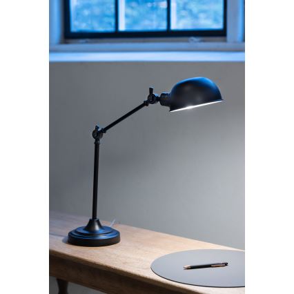 Markslöjd 108584 - Bordlampe PORTLAND 1xE27/40W/230V sort