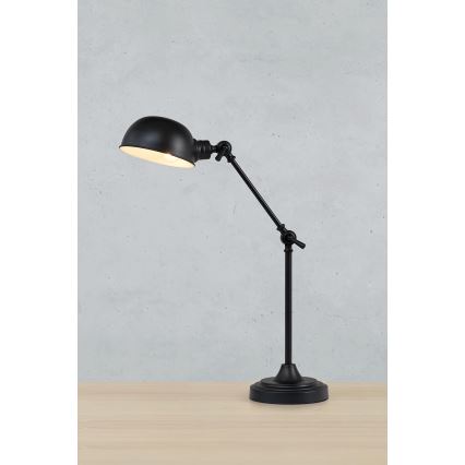 Markslöjd 108584 - Bordlampe PORTLAND 1xE27/40W/230V sort