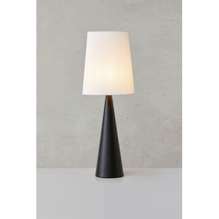 Markslöjd 108597 - Bordlampe CONUS 1xE14/40W/230V hvid/sort