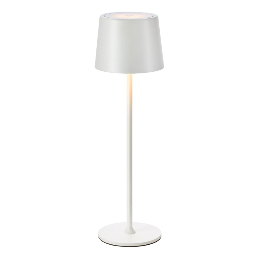 Markslöjd 108654 - LED lampe dæmpbar og genopladelig FIORE LED/2W/5V IP44 38 cm hvid