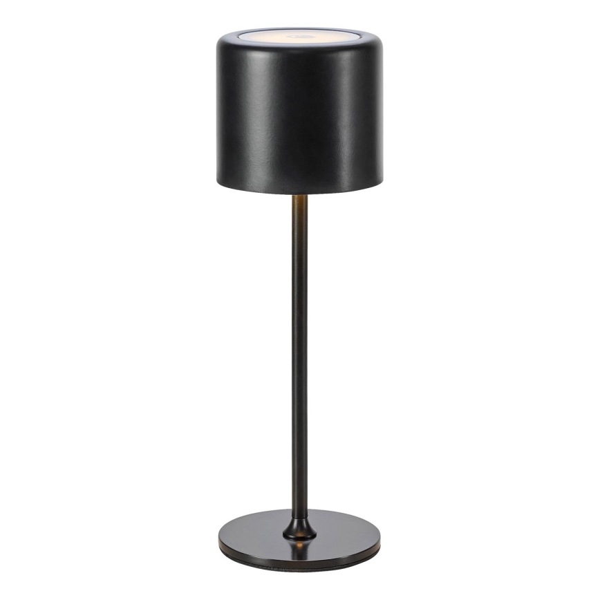 Markslöjd 108657 - LED Bordlampe dæmpbar og genopladelig FILO LED/2W/5V IP44 30 cm sort