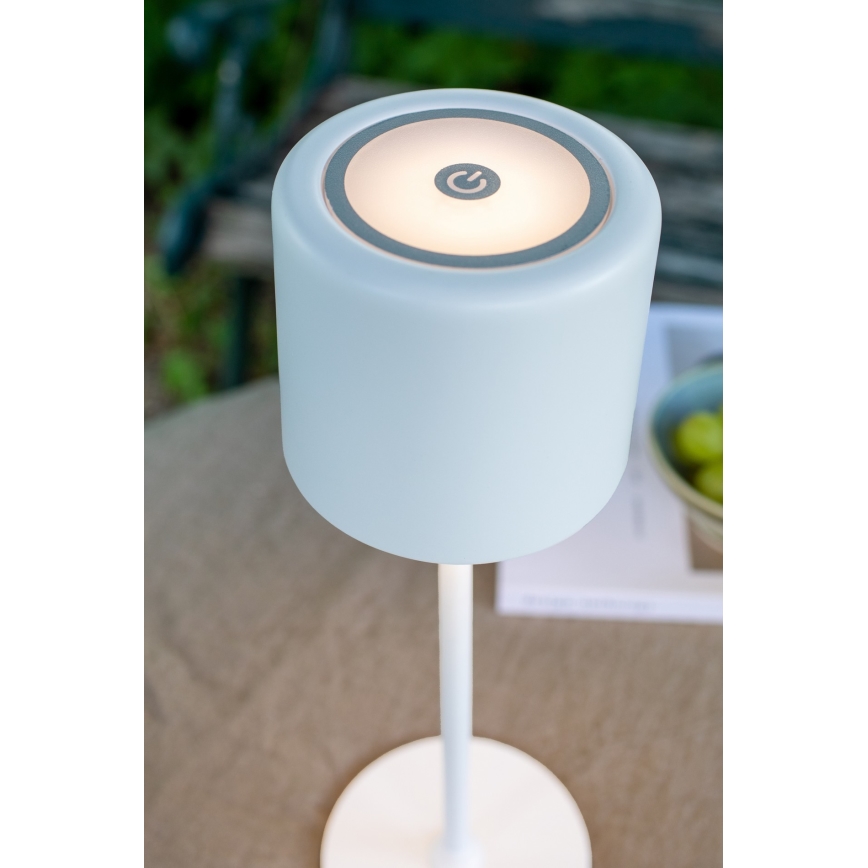 Markslöjd 108658 - LED Dæmpbar rechargeable lampe FILO LED/2W/5V IP44 30 cm hvid