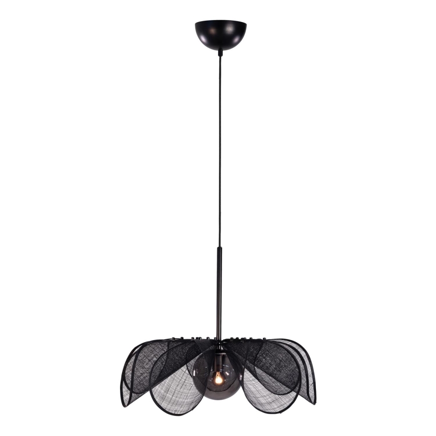 Markslöjd 108660 - Pendel STYRKA 1xE27/40W/230V diameter 63 cm sort