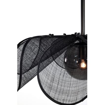 Markslöjd 108660 - Pendel STYRKA 1xE27/40W/230V diameter 63 cm sort