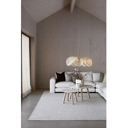 Markslöjd 108661 - Pendel STYRKA 1xE27/40W/230V diameter 75 cm beige