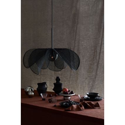 Markslöjd 108662 - Pendel STYRKA 1xE27/40W/230V diameter 75 cm sort