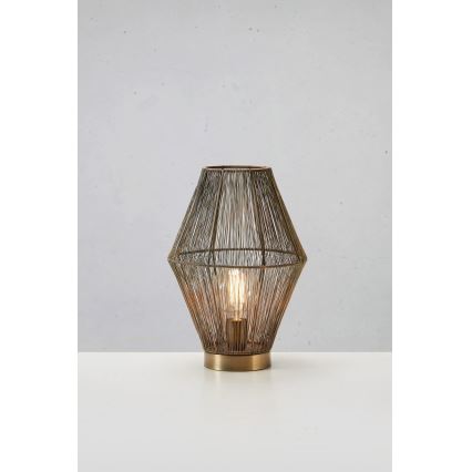 Markslöjd 108665 - Bordlampe CASA 1xE27/40W/230V messing