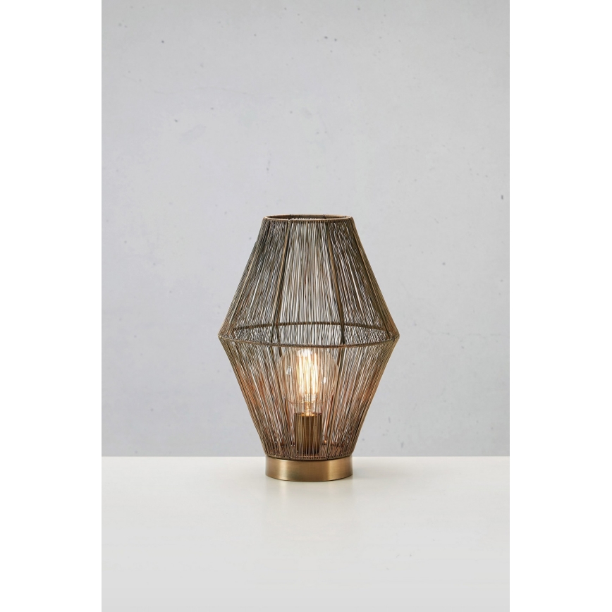 Markslöjd 108665 - Bordlampe CASA 1xE27/40W/230V messing