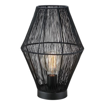 Markslöjd 108666 - Bordlampe CASA 1xE27/40W/230V sort