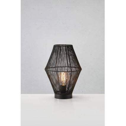 Markslöjd 108666 - Bordlampe CASA 1xE27/40W/230V sort
