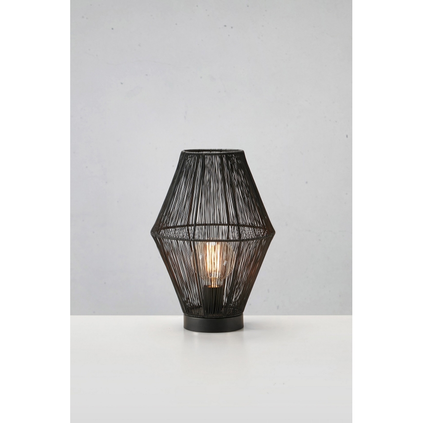 Markslöjd 108666 - Bordlampe CASA 1xE27/40W/230V sort
