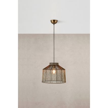 Markslöjd 108667 - Pendel CAPANNA 1xE27/40W/230V messing