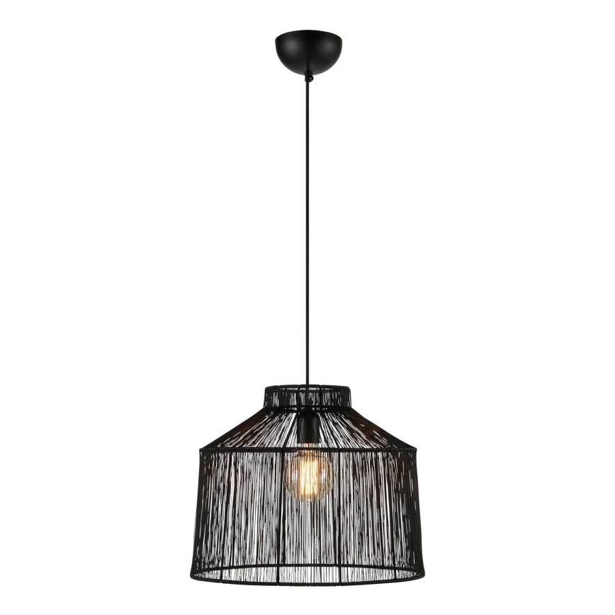 Markslöjd 108668 - Pendel CAPANNA 1xE27/40W/230V sort